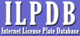 The Internet License Plate DataBase (ILPDB)